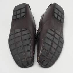 مملوكة مسبقًا Louis Vuitton Monte Carlo Size 44 Burgundy Leather Loafers