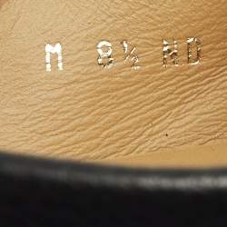 Pre Owned Louis Vuitton Size 42.5 Black Leather Slip On Loafers