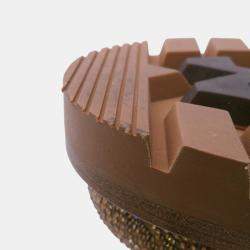 مملوكة مسبقًا Louis Vuitton Oberkampf Line Encreboots Brown/Gold Leather Rhinestone Size 10