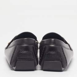 Pre Owned حذاء لوفرز لوي فيتون "مونت كارلو" جلد بني مقاس 41.5