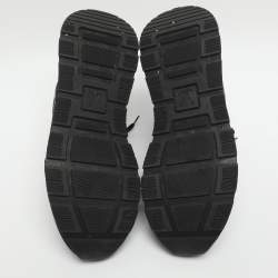 Pre Owned حذاء رياضي لويس فيتون شبكي وأسود جلد سويدي مقاس 46