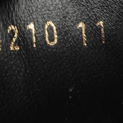 Pre Owned Louis Vuitton Run Away Size 44 Black Leather and Mesh Low Top Sneakers