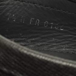 Pre Owned Louis Vuitton Monte Carlo Size 41.5 Black Leather Loafers