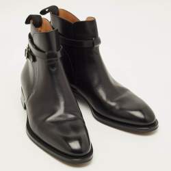 مملوكة مسبقًا بوت للكاحل لوي فيتون غرينيتش جلد أسود مقاس 42.5