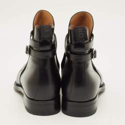 مملوكة مسبقًا بوت للكاحل لوي فيتون غرينيتش جلد أسود مقاس 42.5