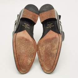 مملوكة مسبقًا بوت للكاحل لوي فيتون غرينيتش جلد أسود مقاس 42.5