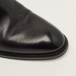 مملوكة مسبقًا بوت للكاحل لوي فيتون غرينيتش جلد أسود مقاس 42.5