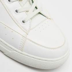 م ملوكة مسبقًا Louis Vuitton Charlie Size 42.5 White/Green Leather Lace Up Sneakers