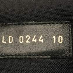 Pre Owned حذاء رياضي لوي فيتون مدرب ال في مونوجرامي أسود مخمل و قماش منخفض من أعلى مقاس 41