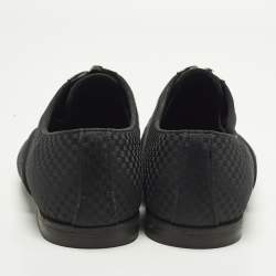 Pre Owned Louis Vuitton Solferino Size 41.5 Black Satin Loafers