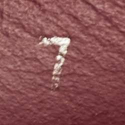 Pre Owned Louis Vuitton Monte Carlo Size 41 Dark Red Suede Slip On Loafers