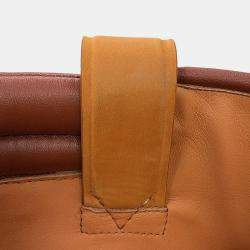 Pre Owned Louis Vuitton Timberland Lv X Timberland Collaboration Mid Boots Beige/Brown Nubuck Leather EU 42.5