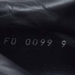 Pre Owned حذاء أوكسفوردز لوي فيتون جلد نقشة دامييه أسود برباط مقاس 43