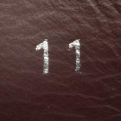 Pre Owned حذاء لوفرز لوي فيتون مونتي كارلو جلد لون برغندي داكن مقاس 42.5