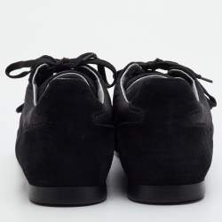مملوكة مسبقًا Louis Vuitton Stardust Size 41 Black Fabric and Suede Low Top Sneakers