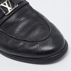 Pre Owned Louis Vuitton Major Size 41.5 Black Leather Loafers