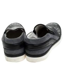 مملوكة مسبقًا Louis Vuitton Damier Graphite Canvas Christopher Nemeth Twister Slip On Sneakers Size 42