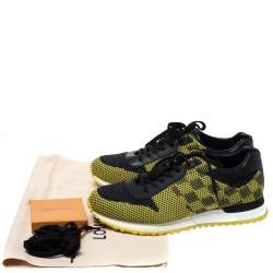 Louis Vuitton Multicolor Knit Fabric and Leather Run Away Sneakers Size 41