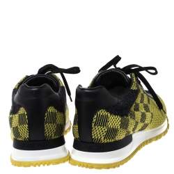 Louis Vuitton Multicolor Knit Fabric and Leather Run Away Sneakers Size 41