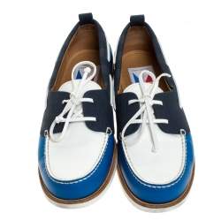 Pre Owned حذاء ديربي لوي فيتون بوات ديك جلد و ايبني دامييه متعدد الألوان مقاس 45