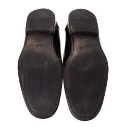 مملوكة مسبقًا حذاء لوفرز لوى فيتون دامييه إنفيني هوكنهايم جلد أسود مقاس 43.5