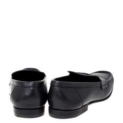 مملوكة مسبقًا حذاء لوفرز لوى فيتون دامييه إنفيني هوكنهايم جلد أسود مقاس 43.5