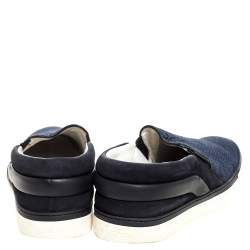 مملوكة مسبقًا حذاء رياضي لوي فيتون "تويستر" طراز سليب أون سويدي و جلد و قماش مقاس 41.5