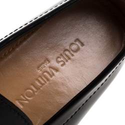 مملوكة مسبقًا حذاء لوفرز لوى فيتو ن هوكينهايم جلد أسود مقاس 42