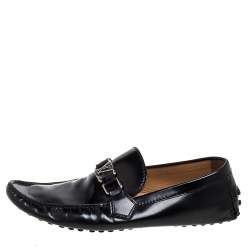 Louis Vuitton Men's Brown Leather Hockenheim Loafer Shoes