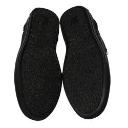 Pre Owned حذاء رياضى لوى فيتون بانشى سويدى وجلد غرافيتى داميه رمادى / أسود مقاس 42