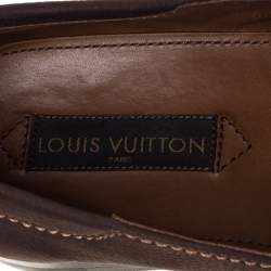 مملوكة مسبقًا حذاء لوفرز لوي فيتون نوبوك فينتدج بني سليب أون مقاس 44