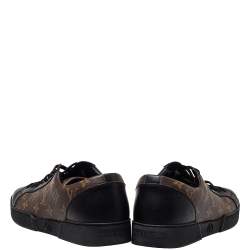 مملوكة مسبقًا Louis Vuitton Monogram/Black Canvas And Leather Match Up Sneaker Size 43.5