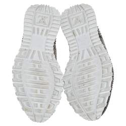 مملوكة مسبقًا Louis Vuitton Black Python and Monogram Canvas Run Away Low Top Sneakers Size 40