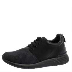 Louis Vuitton Fastlane damier low top sneakers black mesh 8.5 US 41.5 EU  GO1105
