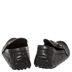 مملوكة مسبقًا حذاء موسكينز لوى فيتون هوكينهايم داميه إنفينى جلد أسود مقاس 43