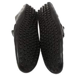 مملوكة مسبقًا حذاء موسكينز لوى فيتون هوكينهايم داميه إنفينى جلد أسود مقاس 43