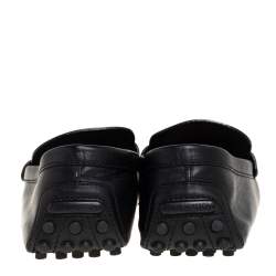 Pre Owned حذاء لوفرز لوى فيتون درايفينغ جلد أسود مقاس 45