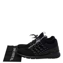 مملوكة مسبقًا Louis Vuitton Black Fabric And Mesh Fastlane Sneakers Size 42