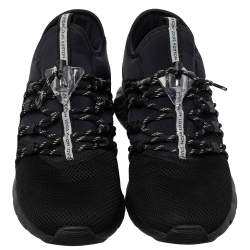 مملوكة مسبقًا Louis Vuitton Black Fabric And Mesh Fastlane Sneakers Size 42