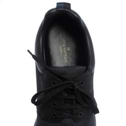 Louis Vuitton Black Damier Fabric, Nubuck  And Leather Fastlane Sneakers Size 42.5