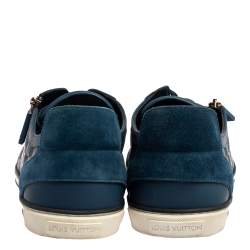 مملوكة مسبقًا Louis Vuitton Damier Challenge Zip Up Sneakers Size 44