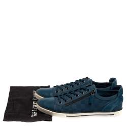 مملوكة مسبقًا Louis Vuitton Damier Challenge Zip Up Sneakers Size 44
