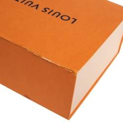 Pre Owned حذاء لوفرز لوي فيتون سليب أون بينيسويدي أزرق كحلي دامييه منقوش مقاس 43