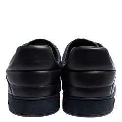 Pre Owned حذاء رياضي لوي فيتون فرونترو منخفض من أعلى كانفاس دامييه كوبالت مقاس 43.5