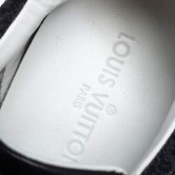 Pre Owned حذاء رياضي لوي فيتون رون اواي جلد وشبك دامييه أسود مقاس 41.5