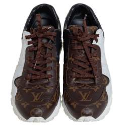 مملوكة مسبقًا Louis Vuitton Tricolor Monogram Canvas Run Away Low Top Sneakers Size 41