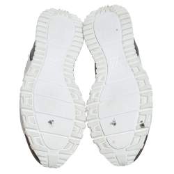 مملوكة مسبقًا Louis Vuitton Tricolor Monogram Canvas Run Away Low Top Sneakers Size 41