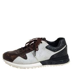 Pre Owned Louis Vuitton Tricolor Monogram Run Away Sneakers Size 41