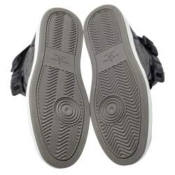مملوكة مسبقًا Louis Vuitton Black/Grey Monogram Canvas Rivoli High Top Sneakers Size 43