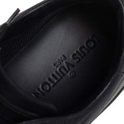 مملوكة مسبقًا  Louis Vuitton Black Nylon And Leather Low Top Sneakers Size 41